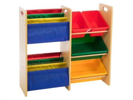 MDF Book Rack & Storage Organizer