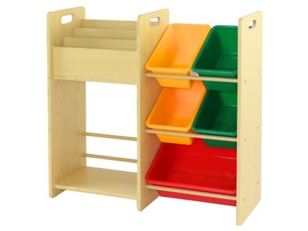 Premium Wooden Kids Furniture MDF Book Racks and Storage Organizers