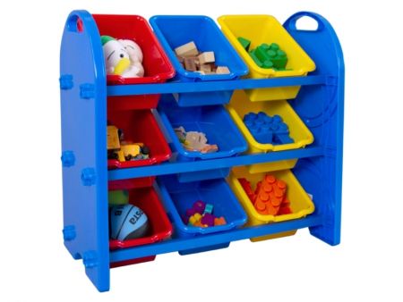 9 Bins Toys Storage Organizer