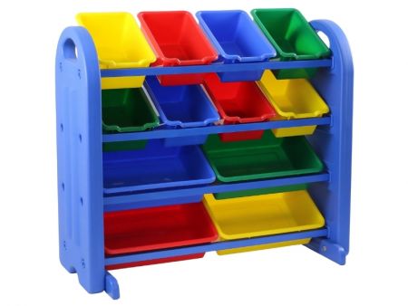 14 Bins Storage Organzier for School Use - Item #8516B Best Solution for School Storage