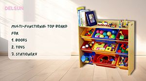 ● Multifunctional Top Board: The top board of this shelf does not just serve as a storage space; it is also a multifunctional surface designed to accommodate various storage and display needs, making it a versatile addition to any room.