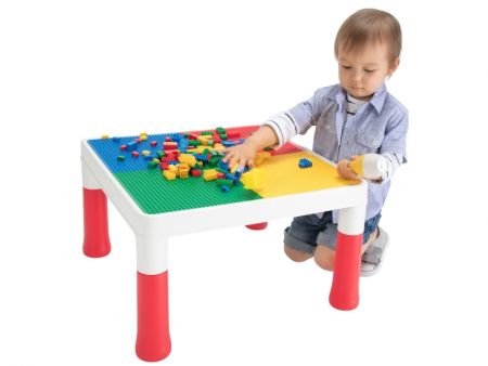 Kids' BPA-Free Building Block Play Table