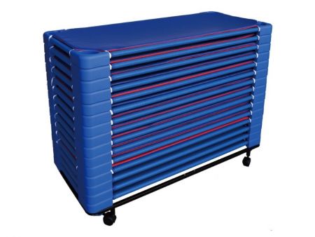 Stackable Cot Mover with Locking Wheels