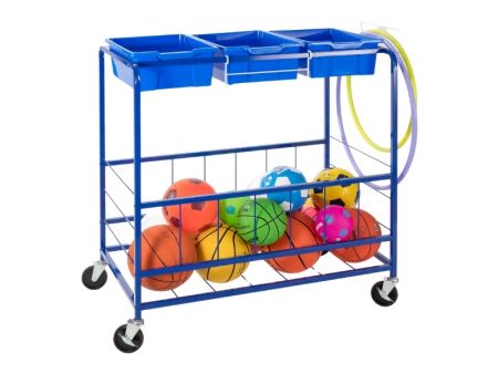 Equipment & Ball Storage Oraganizer Cart - Item #374 Best Solution For Equipment & Ball Storage