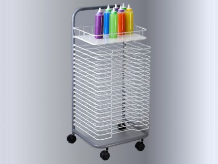 21 Layers Drying Rack with Top Board Storage - Item #7721 Best Solution for Drying Rack with Storage